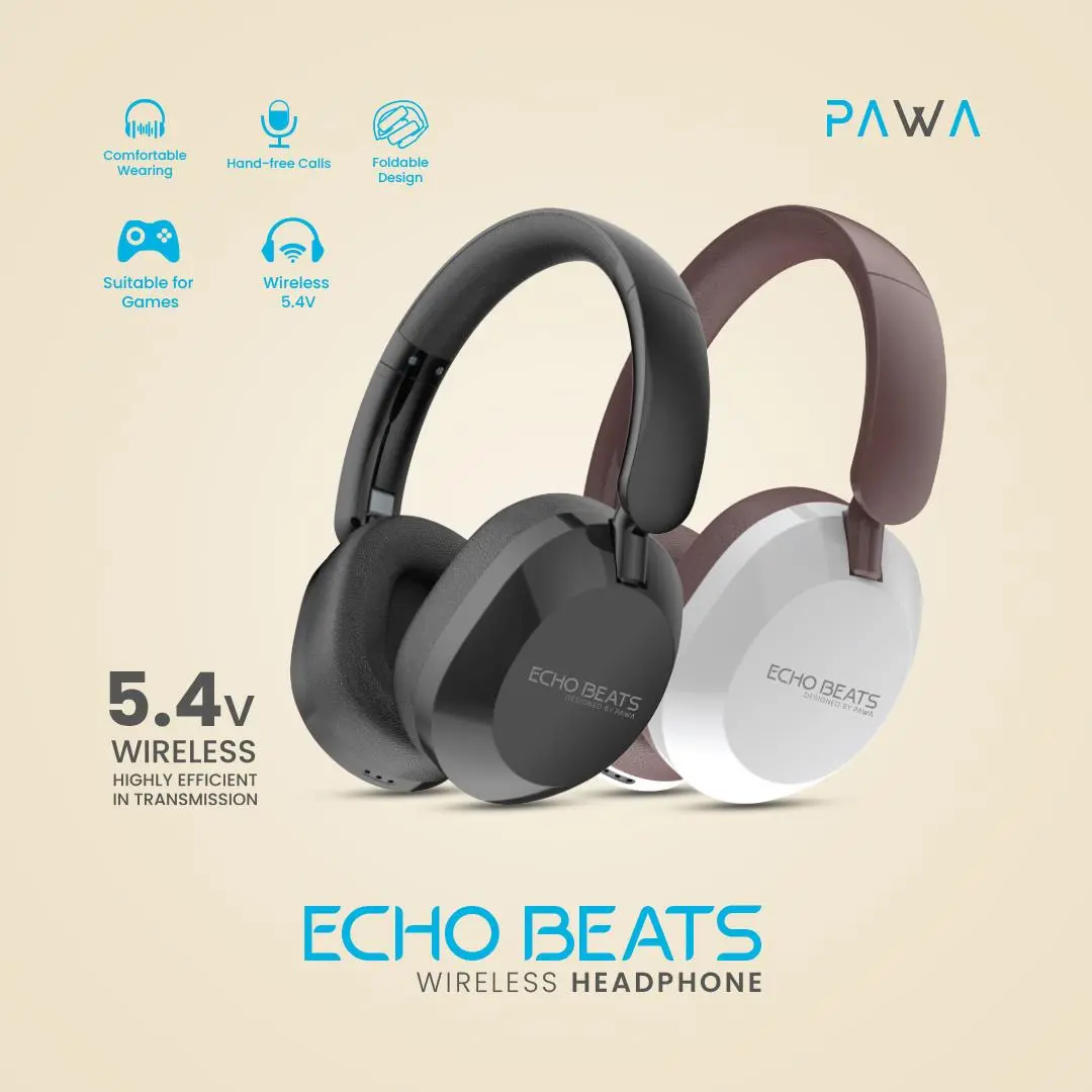 PAWA ECHO BEATS WIRELESS HEADPHONE