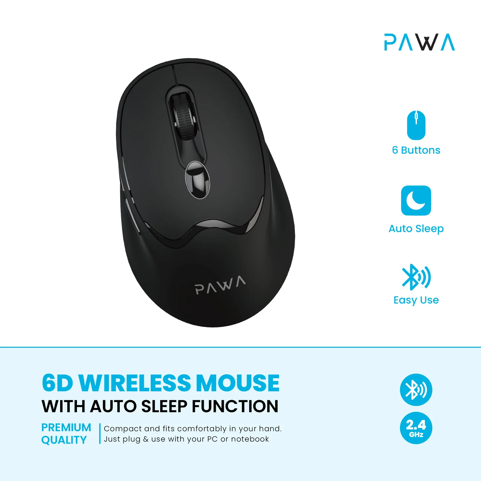 PAWA 6D WIRELESS MOUSE