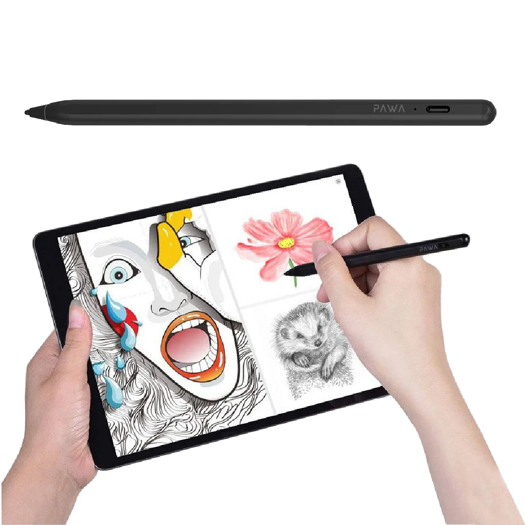 PAWA UNIVERSAL SMART PENCIL 2IN1 WHITE