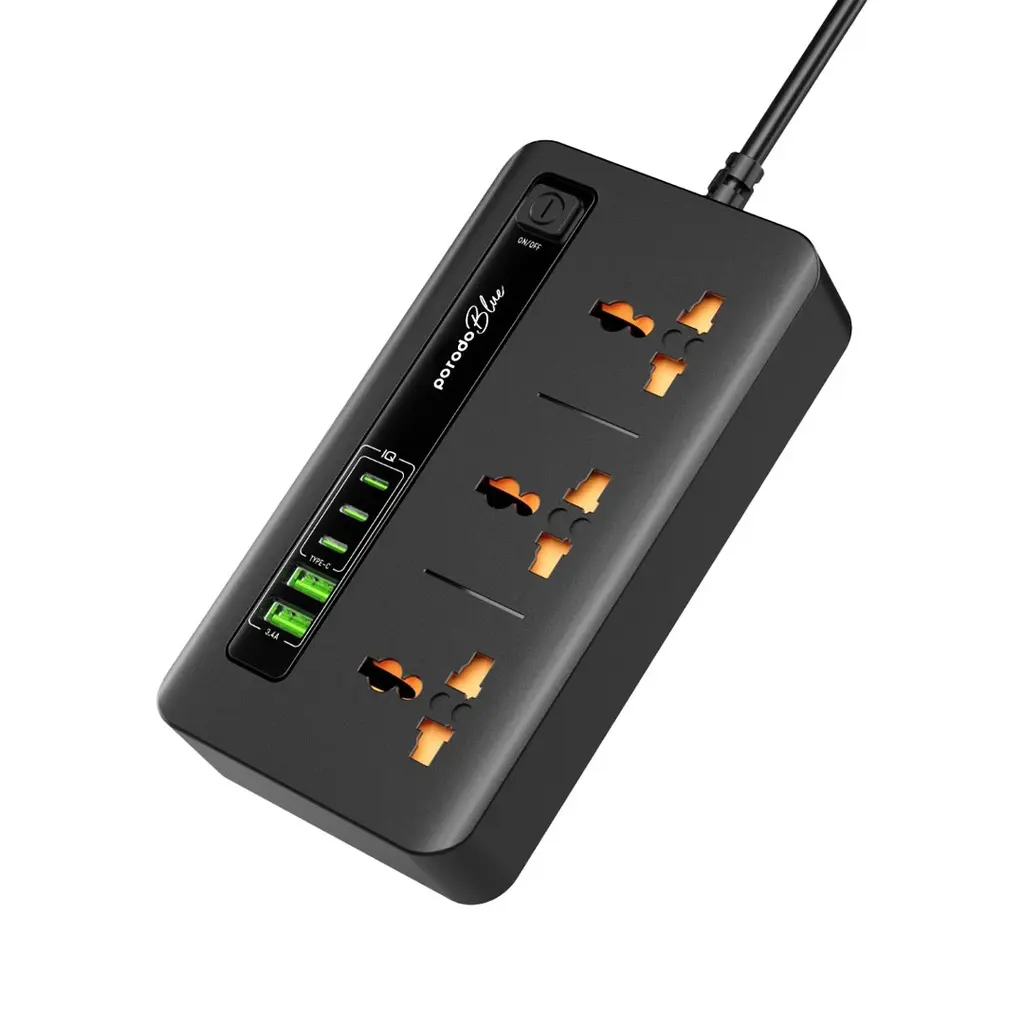 PORODO BLUE  MULTI-PORT POWER HUB 3000W