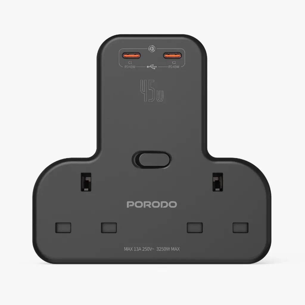 PORODO MULTI-PORT WALL SOCKET